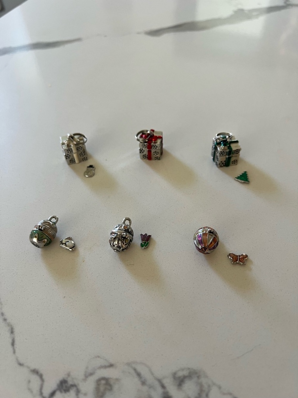 Ganz Holiday Magnetic Charm Lot – Christmas Presents & Easter Eggs w/ Trinkets